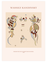 Kandinsky Esquisse pour Tissu ou Projet pour un Fauteuil - Art Print
